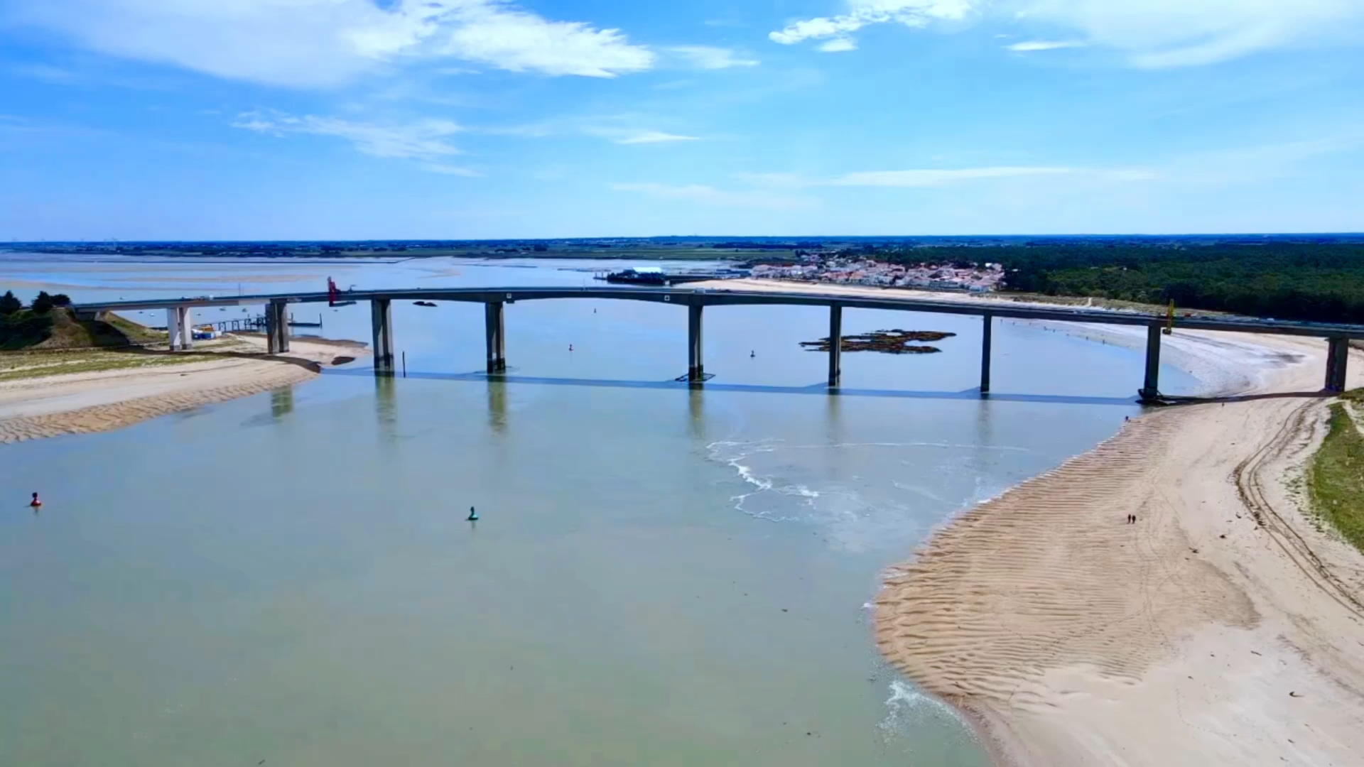 The Noirmoutier Bridge by Jetski